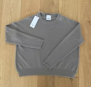 Allude Pullover 100% Kaschmir Strick Taupe S € 329, - NEU! - Bild 1 von 6