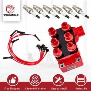 Ignition Coil+6 Spark plug+6 wire For Ford Explorer Sport Trac V6 4.0l FD480 NEW - Picture 1 of 10
