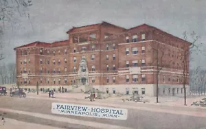 Fairview Hospital - Minneapolis, Minnesota - litografía sin publicar - Imagen 1 de 3