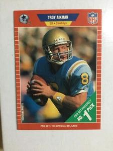 Troy Aikman NFL FOOTBALL "YOU PICK CARDS " 1989 RC inserts & more Dallas Cowboys - Picture 1 of 130