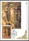 Painting Rubens "Statue of Ceres" 1987 USSR stamp Mi 5721 Maxicard RARE