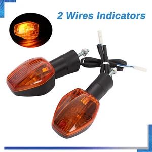 Luz de señal de giro de 2 cables para HONDA XL700V CBR600F CBR600RR CBR1000RR CB 1300 - Imagen 1 de 10