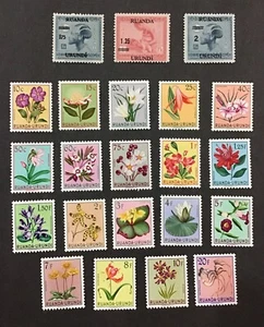 Ruanda Urundi 1929-1931 VF MH & MNG Sc#35-36, Sc#114-132,   (W47) - Picture 1 of 2