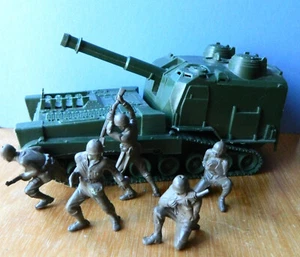 Ideal 60mm plastic WWII US Marines soldier Anzio Invader self-propelled howitzer - Picture 1 of 7