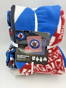 SPRINGS CREATIVE THE WHO BAND NO-SEW FLEECE THROW KIT QUEEN 72" X 60" RARE EX - Picture 1 of 3
