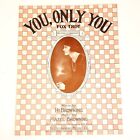 You, Only You Fox Trot H Browning 1919 Antique Sheet Music Hi Browning Music Co
