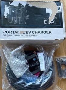 BMW iX2 EV Charger cable Flexible portable dual level voltage cord 120v 240v 16A - Picture 1 of 3