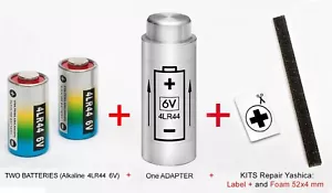 YASHICA ELECTRO 35 G,GT,GL,GS,GSN,GTN...AX, MG-1 : ADAPTER + 2 BATTERIEN + KIT - Picture 1 of 7