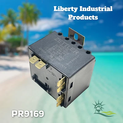 ZETTLER POTENTIAL RELAY 332 CONTINUOUS COIL VOLTAGE PR9169 BY LIBERTY INDU