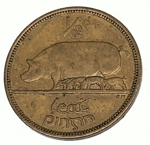 # C248   IRELAND   COIN,    HALF PENNY    1964 - Picture 1 of 2