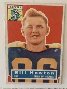 1956 Topps NFL Football Bill Howton Card # 19 Green Bay Packers EX condition! - Picture 1 of 3