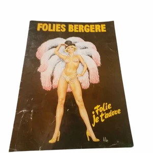 Folies Bergere 1978 Souvenir Program Booklet 4 Pages Original From FranceFrench - Picture 1 of 7