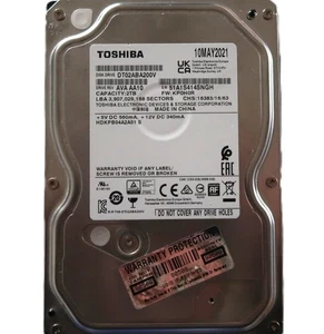 Toshiba DT02ABA200V HDKPB04A2A01 S AVA AA10 (51A1) 3.5" Sata 2TB China 10MAY2021 - Picture 1 of 1