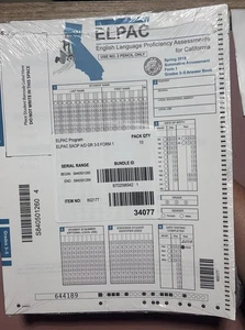 ELPAC Program, English Language Proficiency Assessment For California, Grades3-5 - Picture 1 of 1