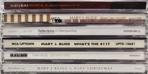 Lot Of 6 Mary J Blige Hip Hop Soul R&B CD's - C216 - Foto 1 di 1