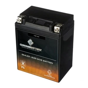 YB14A-A2 ATV Battery for POLARIS All Models 250CC, Trail Blazer 250, Xplorer 250 - Picture 1 of 7