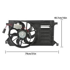 Labwork Radiator Cooling Fan Assembly 2010 2011-2013 For Mazda 3 2.0L 624-454 - Picture 1 of 16