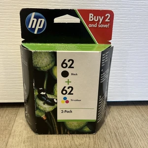 HP N9J71AE 62 Original Ink Cartridges, Black and Tri-color, Multipack, - Picture 1 of 1
