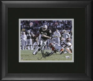 Marcus Allen Las Vegas Raiders FRMD Signed 8'' x 10'' vs. Bengals Photo - Picture 1 of 1