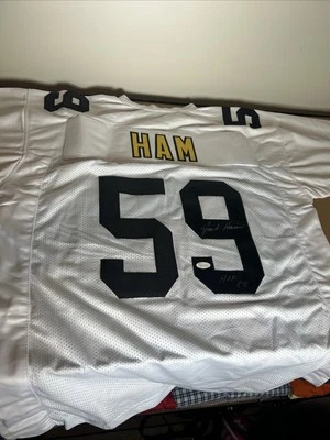 Pittsburgh Steelers Signed Jack Ham HOF 88 NFL Jersey White w/ JSA COA w/ Box - Image 1 of 4