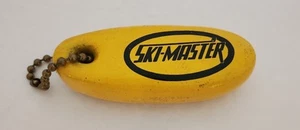VTG Ski-Master Yellow Floating Key Chain Fob Keychain Water Sports Boating Foam - Picture 1 of 4