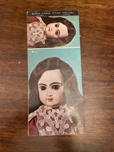 Álbum de postales con fotos de muñecas antiguas 1971 (10 postales de 8"x3,5") ¡sin usar! - Imagen 1 de 8