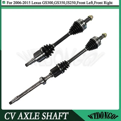 2x Front CV Joint Axle Shaft for Lexus IS250 GS300 GS350 2.5L 3.0L 3.5L 2006-15 - Image 1 of 4