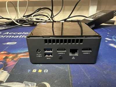 Intel NUC7JY UCFF PC Celeron J4005 4GB Ram, 120GB SSD, Windows 11 - Image 1 of 4
