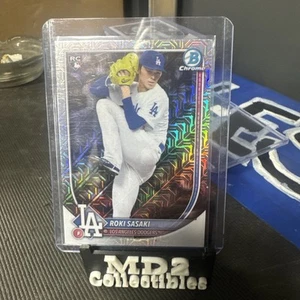 2025 Bowman - Roki Sasaki #12 Chrome Mojo Refractor (RC) - Bild 1 von 1