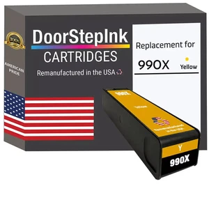 DoorStepInk Compatible Ink Cartridges For HP 990X Yellow-USA - Picture 1 of 5
