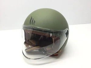 Kask model solidny mat zielony uliczny rozmiar M - Zdjęcie 1 z 5