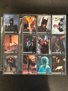 1995 Fleer Batman Forever Trading Card Set of 12 Cards NM / MINT - Picture 1 of 2