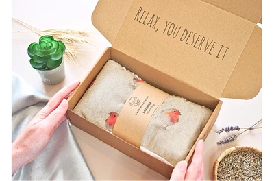 Large Microwave Wheat Bag for Neck | Reusable Heat Pack | Unscented/Lavender - Image 1 of 3