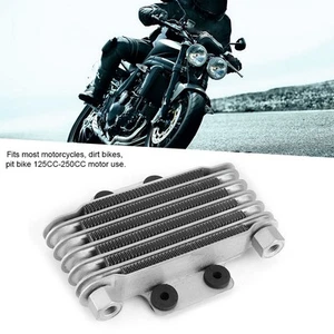New Car 6 Row Motorcycle Engine Oil Cooler Cooling Radiator Replacement - Picture 1 of 12