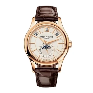 Patek Philippe Complications Uhr 40 mm weiß Index Stundenmarkierungen Zifferblatt Roségold - Bild 1 von 1