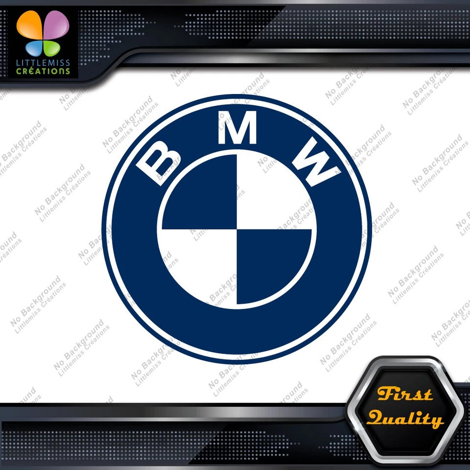Compatible BMW Simple Round Cars Trucks JDM Tuning Racing Vinyl Decals Stickers - Imagem 1 de 4