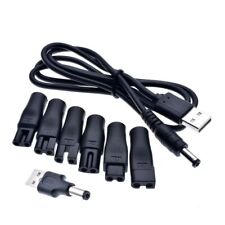 8Pcs Power Cord 5V Replacement Charger USB Adapter for All Electric Hair Clipper