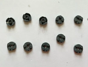 LEGO RUNDE PLATTE 2x2 DUNKELGRAUER STEIN mit ACHSLOCH (1 Stück) #4032 Blöcke Stücke - Bild 1 von 2