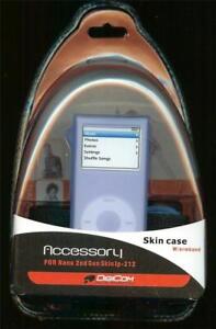 Digicom Skin Case Protector + Armband for Apple iPod Nano 2nd Gen Blue NEW