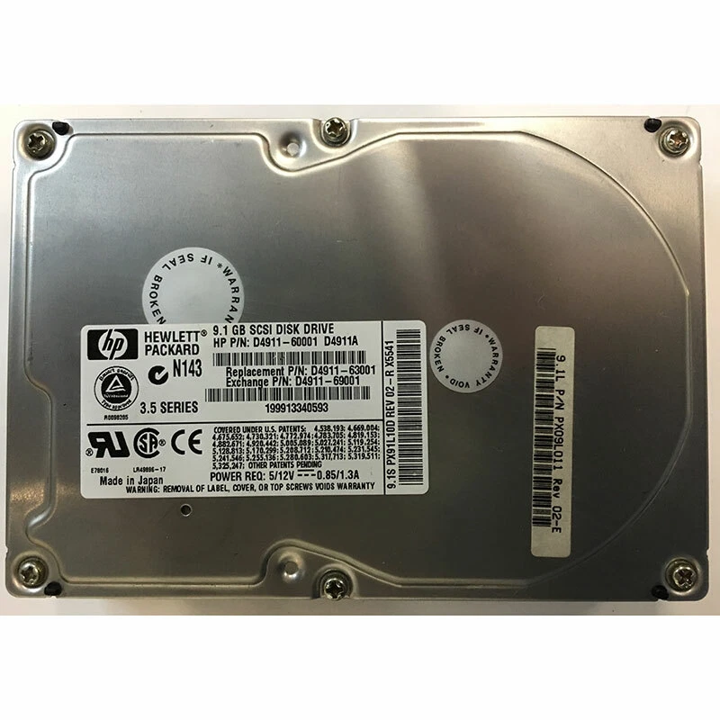 PX09L011 - Quantum 9GB 7200 RPM SCSI 3.5" HDD U160 68 pin - Image 1 of 1