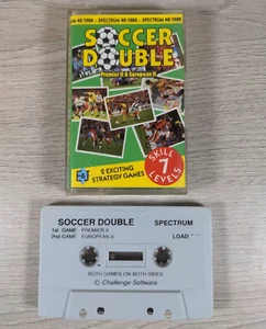 Soccer Double ZX Spectrum 48K 128K Spielkassette - vollständig getestet & funktionsfähig - Bild 1 von 12