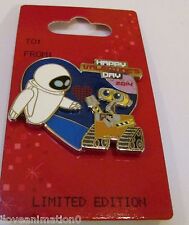 Disney Valentine's Day Wall-E and Eve Pin