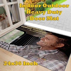 Alfombra de entrada Smokey and the Bandit muñeco de nieve que viene a través de la alfombra de puerta - Imagen 1 de 4
