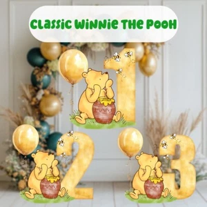 Winnie-the-Pooh Party Prop Cutout Party Decoration Yard Sign First Birthday - Picture 1 of 6
