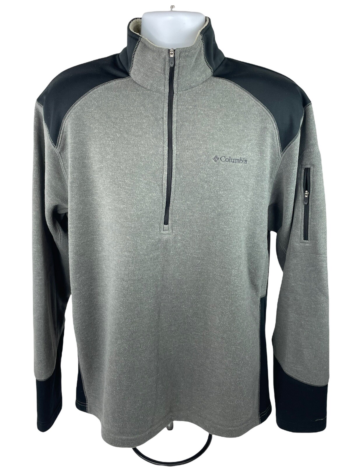 Columbia Fleece Mens Large Quarter Zip 