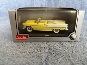 SUN STAR #10097--1955 Chevrolet Bel Air Convert 1/43 Scale, New in Original Box - Picture 1 of 6