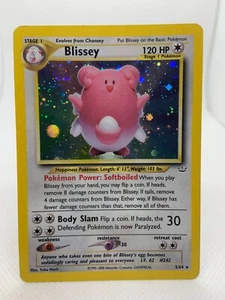 Blissey Neo Revelation #2 Holo Rare Pokemon 2000 - Picture 1 of 12