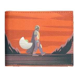 Star Wars The Mandalorian Din Djarin and Grogu zweifach gefaltete Geldbörse - MW730375STW - Bild 1 von 3