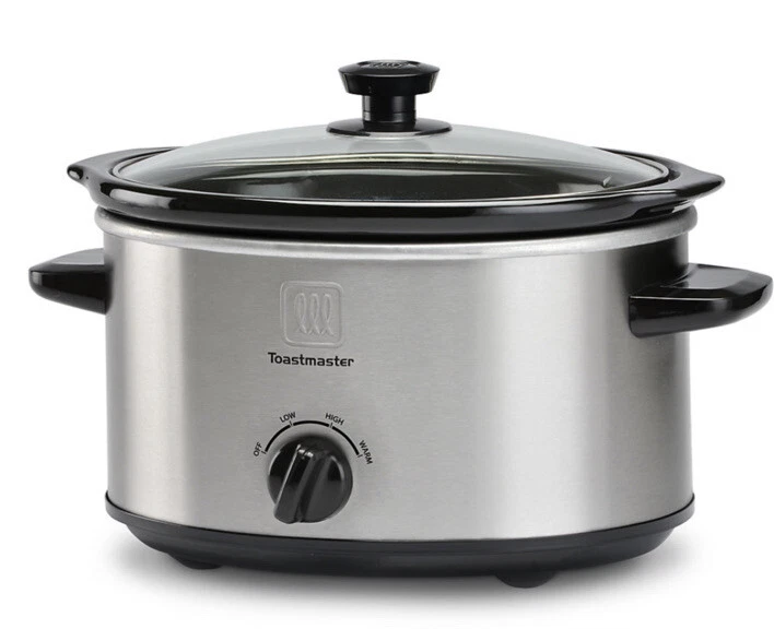 Toastmaster 1-1/2-qt. Stainless Steel Slow Cooker Crock Pot TM-153SC Meatballs