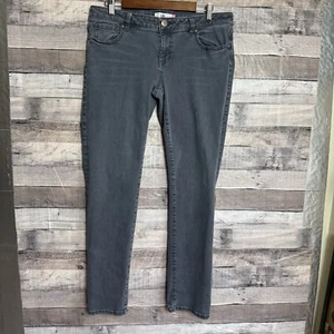 Cabi Slim Boyfriend Jeans Womens Sz 10 Gray Medium Wash Modern Stretch Pant - Picture 1 of 9